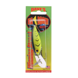 Image of Dave's Ka-Boom Winning Streak Lures | Chartreuse Black Herringbone; 3 1/2 in.
