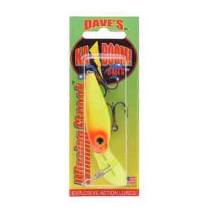 Image of Dave's Ka-Boom Winning Streak Lures | Chartreuse Red Face; 3 1/2 in.