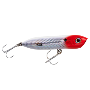 Image of Heddon Saltwater Chug'n Spook Jr. Topwater Lure | Redhead Flash; 3 1/2 in.