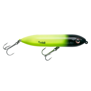 Image of Heddon Super Spook Jr. Topwater Bait | Chartreuse-Black Head; 3 1/2 in.