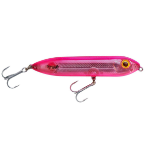 Image of Heddon Super Spook Jr. Topwater Bait | Pink-Silver Insert; 3 1/2 in.