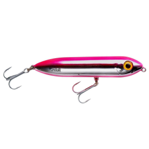 Image of Heddon Super Spook Jr. Topwater Bait | Chrome-Pink; 3 1/2 in.