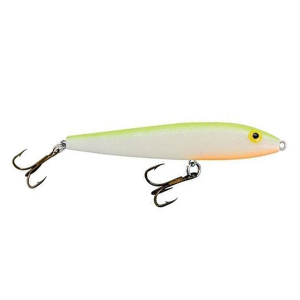 Image of Rebel Jumpin Minnow | Bone Chartreuse; 3 1/2 in.