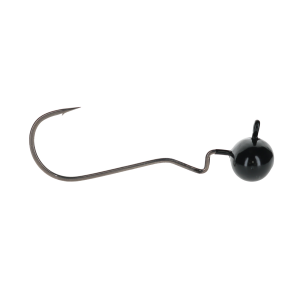Image of SPRO Skip Gap Shaky Head Football Jighead - 3/0 Hook | Black; 1/4 oz.
