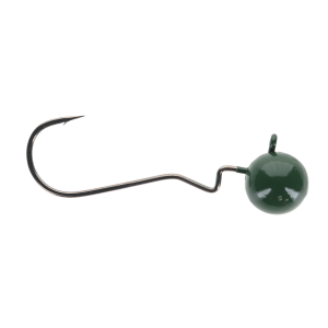 Image of SPRO Skip Gap Shaky Head Round Jighead - 3/0 Hook | Green Pumpkin; 1/8 oz.