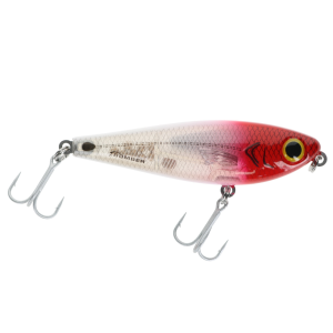 Image of Bomber Saltwater Badonk-A-Donk High Pitch Topwater Lure | Red Head Flash; 3 1/2 in.