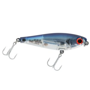 Image of Bomber Saltwater Badonk-A-Donk High Pitch Topwater Lure | Silver Flash-Black Back; 4 in.