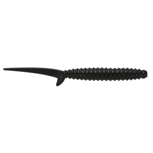 Image of Big Bite Baits Scentsation Thresher Worm Soft Bait | Black; 4 in.
