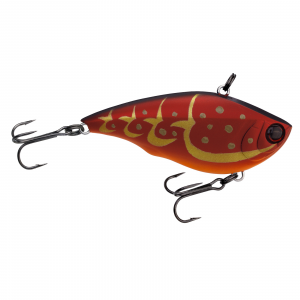 Image of Yo-Zuri Rattl'N Vibe Lipless Crankbait | Matte Rayburn Red Crawfish; 3 in.