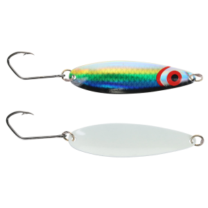 Image of Silver Horde Kingfisher Lite Trolling Spoon | UV Glow Salt Patrol; 3 3/8 in.