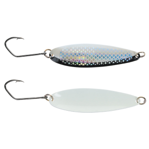Image of Silver Horde Kingfisher Lite Trolling Spoon | UV Glow Cookies N Cream; 3 in.