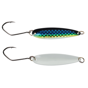 Image of Silver Horde Kingfisher Trolling Spoon | UV Glow Herring Aide; 2 5/8 in.