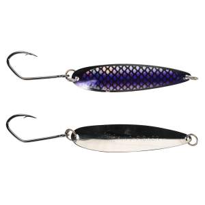 Image of Silver Horde Kingfisher Trolling Spoon | UV Purple Haze; 2 5/8 in.