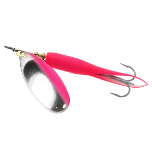 Image of Mepps Flying C Spinner | Custom Color - Pink Edge; 7/8 oz.