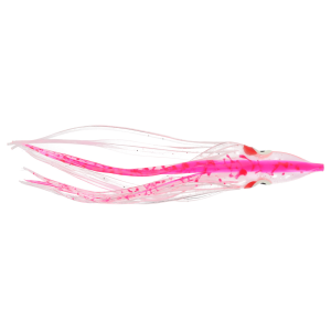 Image of Silver Horde Gold Star Hoochie | UV Pink Spatter Back; 4 1/4 in.