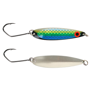 Image of Silver Horde Kingfisher Trolling Spoon | UV Silver Knight Herring Aide; 2 5/8 in.