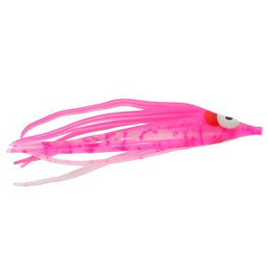Image of Silver Horde Gold Star Hoochie | UV Pink Spatter - Pink; 1 3/4 in.