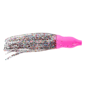 Image of Silver Horde Gold Star Hoochie | UV Mulit Glitter Pink Head; 1 3/4 in.