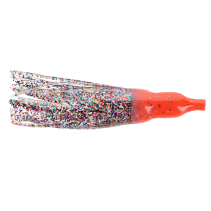 Image of Silver Horde Gold Star Hoochie | UV Mulit Glitter Flame Head; 1 3/4 in.