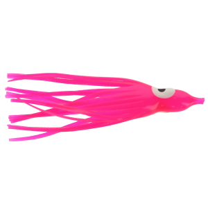 Image of Silver Horde Gold Star Hoochie | Glow Pink; 1 3/4 in.