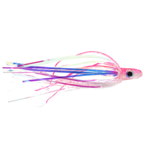 Image of Silver Horde Ace Hi Trolling Fly | UV Laser Pink Spatter Back; 4 1/2 in.