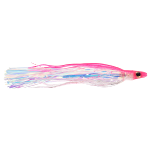 Image of Silver Horde Ace Hi Needlefish Trolling Fly | UV Pink Spatter Back; 4 1/2 in.