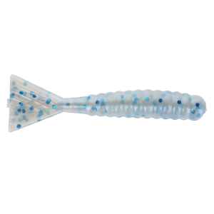 Image of Tophat Jigs Guppy Gobbler Soft Bait | Blue Pearl; 1 1/2 in.