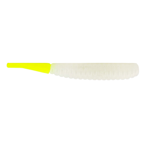 Image of Z-Man Trout Trick Thick Trick Soft Bait | Glow/Chartreuse Tail; 3 3/4 in.