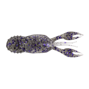 Image of Great Lakes Finesse Micro Juvy Craw | Smoke Clear Purple Flake; 2 in.