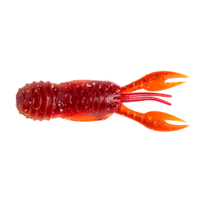 Image of Great Lakes Finesse Micro Juvy Craw | Fire Craw; 2 in.