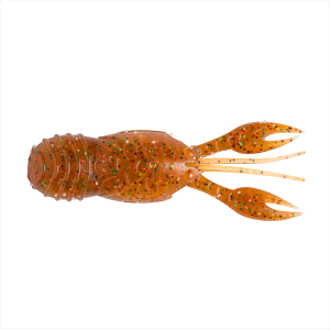 Image of Great Lakes Finesse Micro Juvy Craw | Amber Black Green Red; 2 in.