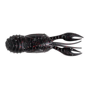 Image of Great Lakes Finesse Micro Juvy Craw | Matte Black Red; 2 in.
