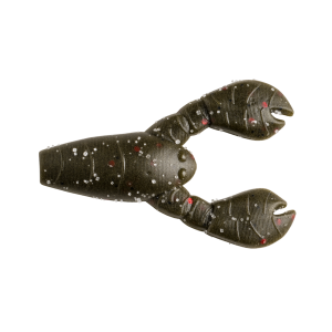 Image of Great Lakes Finesse Micro Snack Craw | Green Pumpkin Red Flake; 1.7 in.