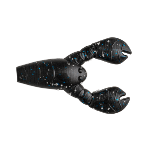 Image of Great Lakes Finesse Micro Snack Craw | Black Blue; 1.7 in.
