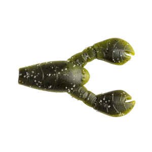 Image of Great Lakes Finesse Micro Snack Craw | Green Pumpkin Watermelon; 1.7 in.