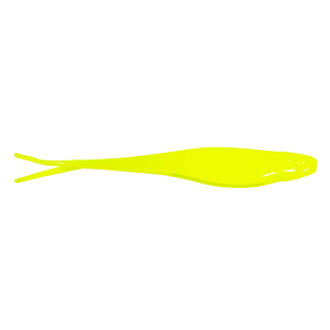 Image of Z-Man Scented Jerk Shadz | Hot Chartreuse; 6 in.