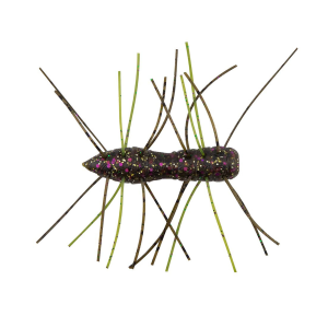 Image of Z-Man Fuzzy BugZ Soft Bait | Green Pumpkin Goby; 1 3/4 in.