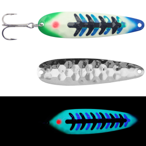 Image of Moonshine Lures Trolling Spoon | Mean Jeans; 4 in.