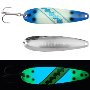 Image of Moonshine Lures Trolling Spoon | Blue Knight; 4 in.