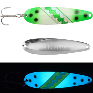 Image of Moonshine Lures Trolling Spoon | Green Knight; 4 in.