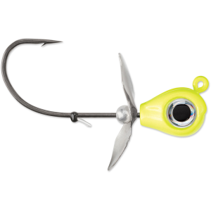 Image of VMC Snitch Jig Spinhead | Chartreuse; 3/8 oz.