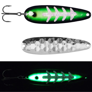 Image of Moonshine Lures Trolling Spoon | Arctic Ice; 4 in.