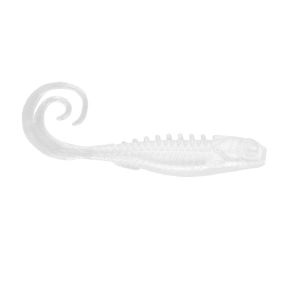 Image of Northland Pan-Candy Grub Soft Bait | Pearl White; 1 3/4 in.