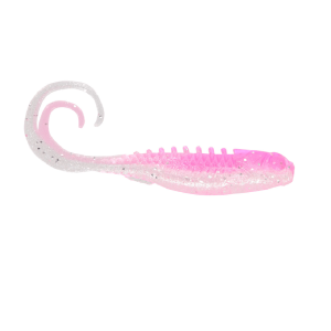 Image of Northland Pan-Candy Grub Soft Bait | Pink Silver; 1 3/4 in.