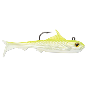 Image of Storm Surge Minnow Soft Bait | Chartreuse Pearl; 3 in.