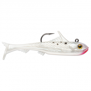 Image of Storm Surge Minnow Soft Bait | Pearl; 3 in.