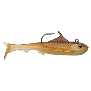 Image of Storm Surge Minnow Soft Bait | Gold Shiner; 4 in.