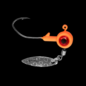 Image of Bonehead Bladed Underspin Jig Head | Orange; 1/32 oz.