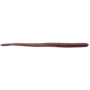 Image of Roboworm Straight Tail Worms | Oxblood Light Red Flake; 7 in.