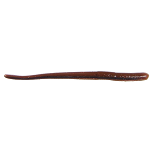 Image of Roboworm Straight Tail Worms | Oxblood Red Flake; 4.5 in.